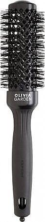 Брашинг, 35 мм - Olivia Garden Expert Blowout Shine Wavy Black — фото N1