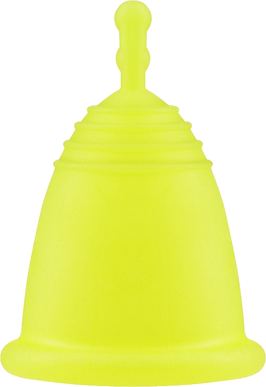 Менструальна чаша з ніжкою, розмір L, золота - MeLuna Soft Menstrual Cup — фото N1