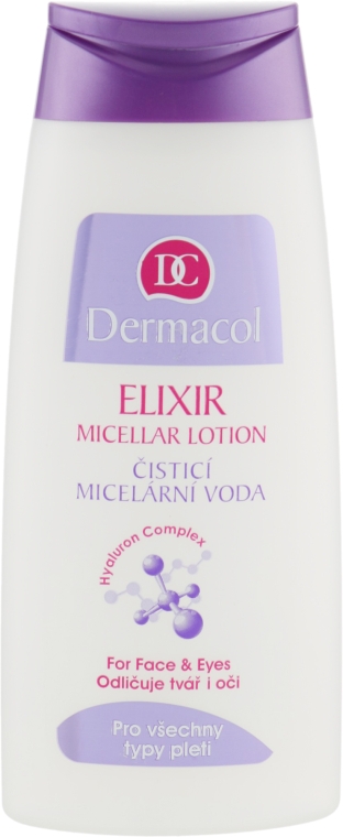 Очищающая мицеллярная вода для снятия макияжа - Dermacol Elixir Micellar Lotion