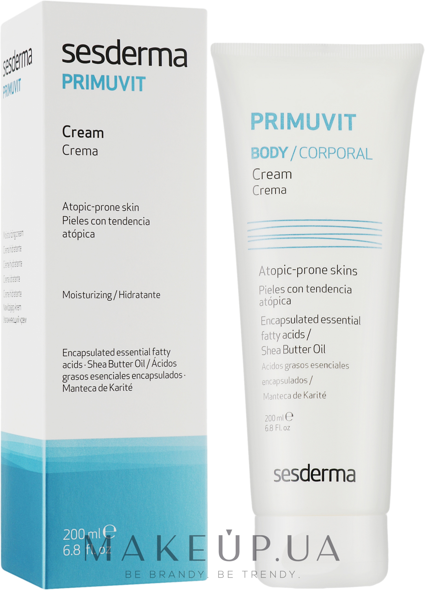 Крем для лица и тела - SesDerma Laboratories Primuvit Moisturizing Cream — фото 200ml