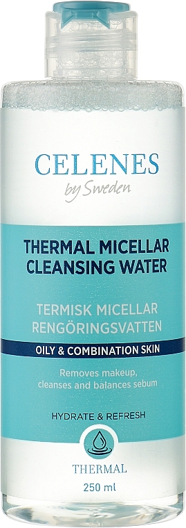 Термальна міцелярна вода для жирної та комбінованої шкіри - Celenes Thermal Micellar Water — фото N1
