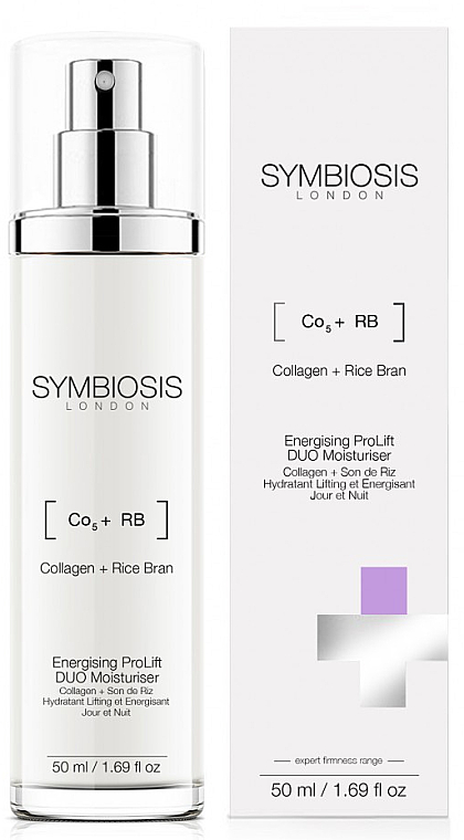 Зволожувальний крем для обличчя - Symbiosis London Energising ProLift DUO Moisturiser — фото N1