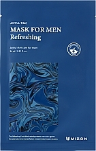 Освежающая маска для лица для мужчин - Mizon Joyful Time Mask For Men Refreshing — фото N1