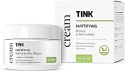 УЦЕНКА Матирующий крем для жирной кожи лица - Tink Mattifying Retinol & Aloe Extract Cream * — фото N1