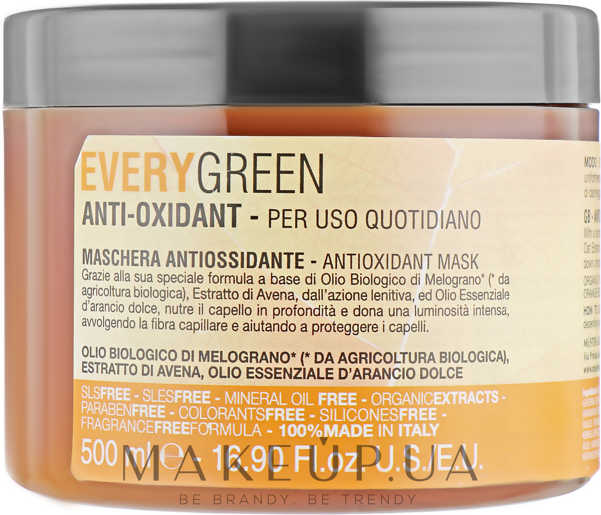 Антиоксидантная маска для ежедневного применения - Dikson EG Anti-Oxidant — фото 500ml