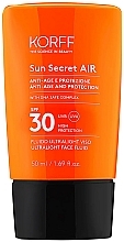Парфумерія, косметика Флюїд-крем для обличчя SPF 30 - Korff Sun Secret Air Anti-Age And Protection SPF 30