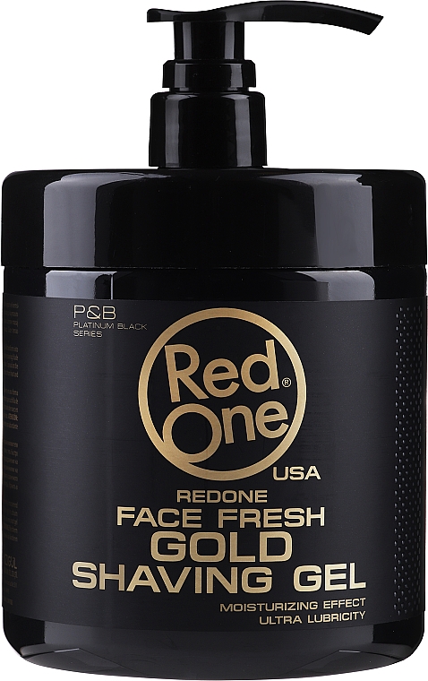 Гель для бритья - Red One Professional Men Face Fresh Shaving Gel Gold — фото N1