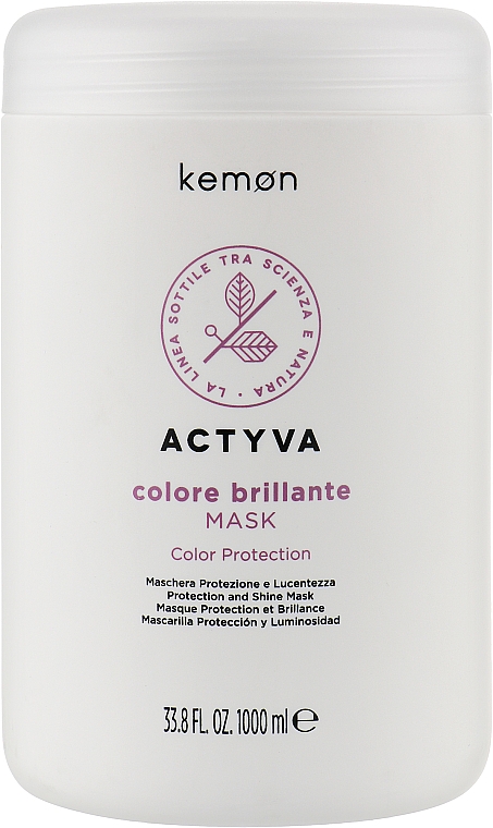 Маска для окрашенных волос - Kemon Actyva Colore Brillante Mask — фото N3