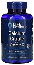 Пищевые добавки "Цитрат кальция с витамином D" - Life Extension Calcium Citrate With Vitamin D — фото N1