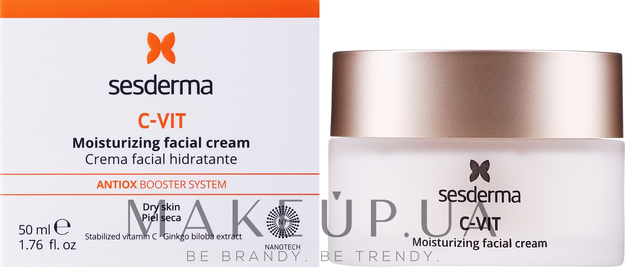 Увлажняющий крем против морщин - SesDerma Laboratories C-Vit Moisturizing Face Cream — фото 50ml