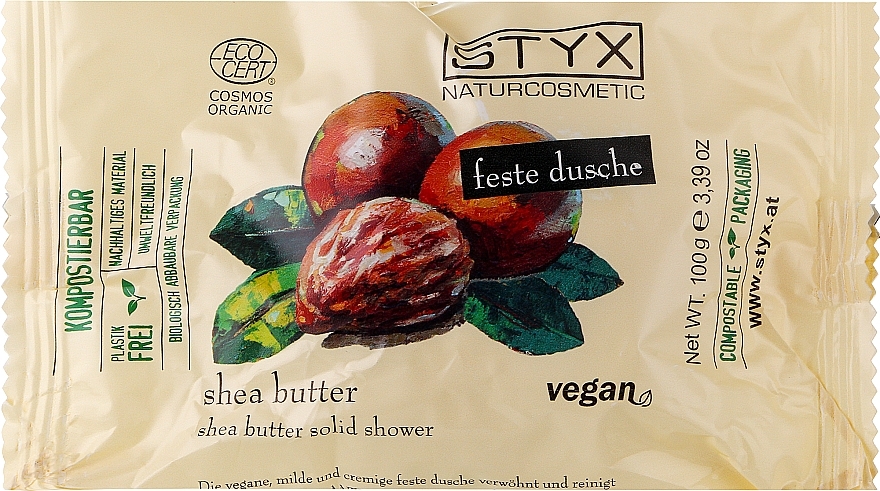 Твердое мыло для душа с маслом ши - Styx Naturcosmetic Shea Butter Solid Shower — фото N1