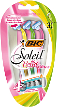 Парфумерія, косметика Жіночий станок для гоління, 3 шт. - Bic Soleil Bella Colours Razors *