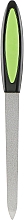 Духи, Парфюмерия, косметика Пилка для ногтей металлическая с резиновой ручкой, 13.5 см, черно-салатовая - Zauber