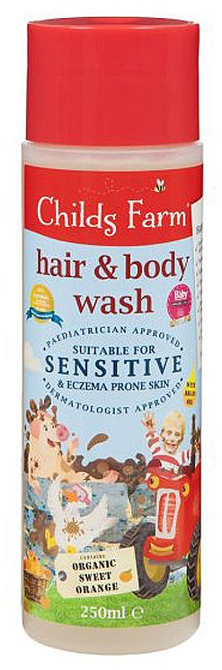 Гель-шампунь для голови й тіла "Органічний солодкий апельсин" - Childs Farm Hair & Body Wash Organic Sweet Orange — фото N2