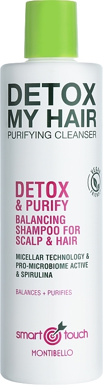 Міцелярний шампунь для волосся - Montibello Smart Touch Detox My Hair Shampoo — фото N1