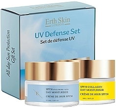 Духи, Парфюмерия, косметика Набор - ErthSkin London UV Defense Set (f/cr/2x50ml)