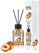 Аромадифузор "Персик" - Eyfel Perfume Reed Diffuser Peach — фото N1