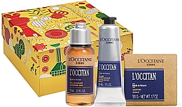 Парфумерія, косметика L'Occitane Pour Homme - Набір (sh/gel/75ml + ash/balm/30ml + soap/50g)