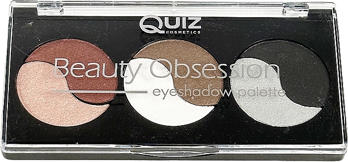 Палетка теней для век - Quiz Cosmetics Beauty Obssesion Duo Eyeshadow Palette  — фото N1