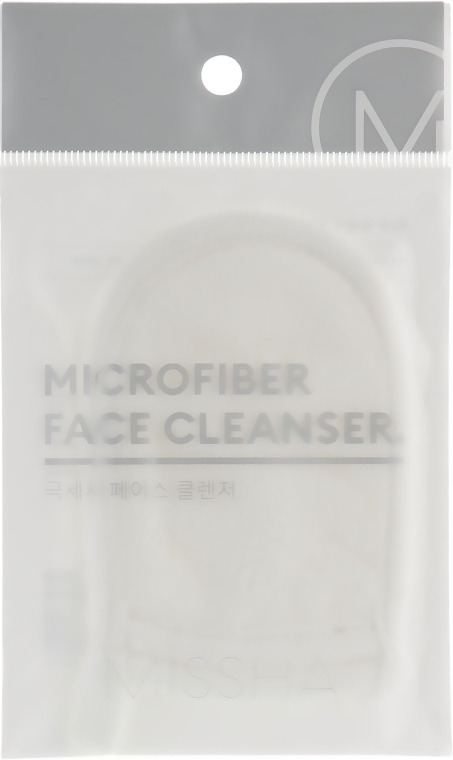 Рукавиця з мікрофібри для очищення обличчя - Missha Microfiber Face Cleanser — фото N1