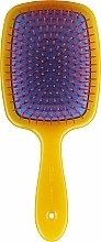 Щітка для волосся, 23x9.5 cm, жовтий - Janeke Rectangular Air-Cushioned Brush Magnum With Pins — фото N1