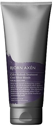 Маска от желтизны волос - BjOrn AxEn Color Refresh Treatment Cool Silver Blonde  — фото N1