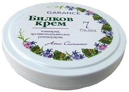 Крем для лица "7 трав" - Aries Cosmetics Garance 7 Herbal Cream — фото N1