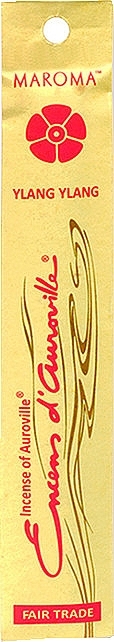 Ароматические палочки "Иланг-иланг" - Maroma Encens d'Auroville Stick Incense Ylang Ylang — фото N1