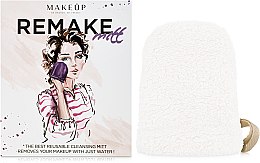 Рукавичка для зняття макіяжу, молочна "ReMake" - MAKEUP — фото N1