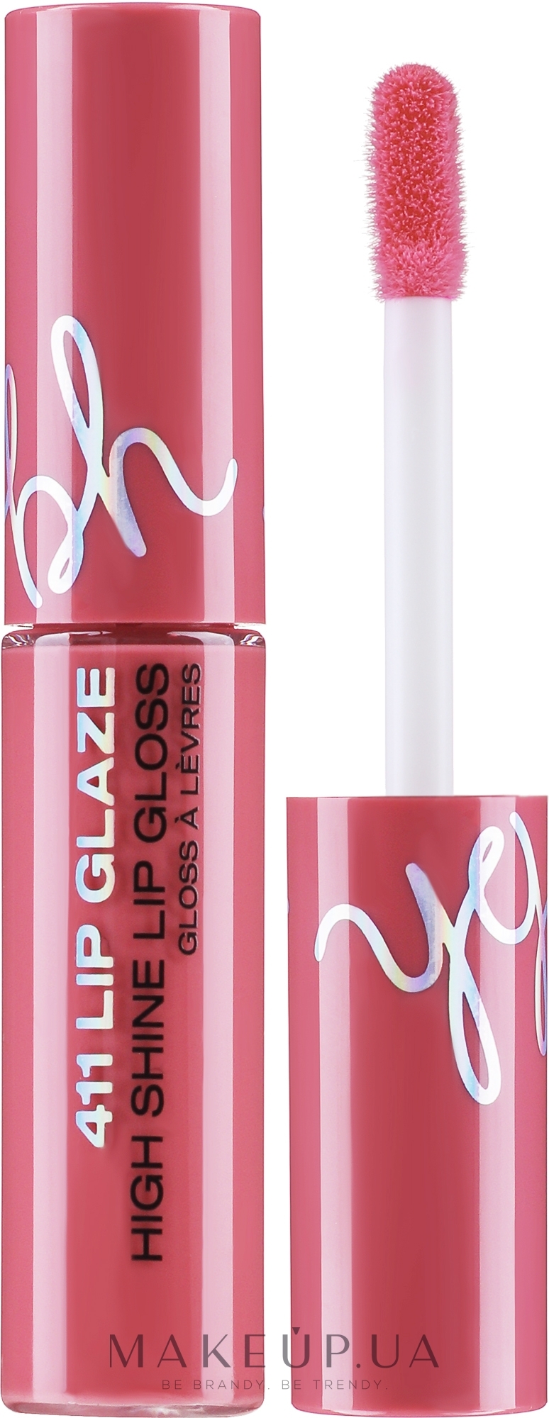 Блеск для губ - BH Cosmetics Los Angeles 411 Lip Glaze High Shine Cream Gloss — фото Chatter