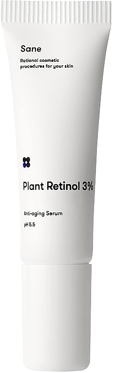 Сироватка для обличчя з ретинолом - Sane Plant Retinol 3% Anti-aging Serum pH 5.5