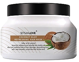 Духи, Парфюмерия, косметика Освежающая маска для волос - Sersanlove Hair Film Coconut Silky Refreshing Hair Mask