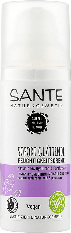 Ботокс-крем от морщин увлажняющий "Заметный эффект" с гиалуроновой кислотой и акмеллой - Sante Instant Smooth Moisture Cream — фото N1