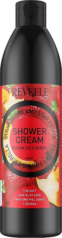 Крем-гель для душа - Revuele Shower Cream Strawberry And Star Fruits — фото N1