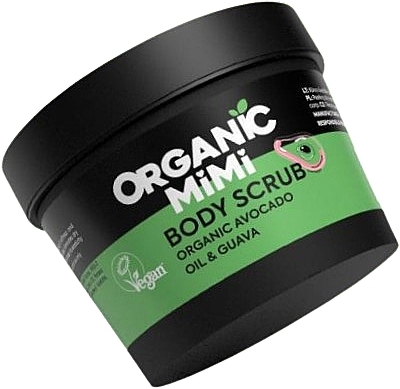 Скраб для тіла "Авокадо та гуава" - Organic Mimi Body Scrub Avocado & Guava — фото N1