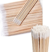 Косметические деревянные палочки с ватой, 100 шт. - Deni Carte  — фото N1