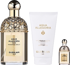 Духи, Парфюмерия, косметика Guerlain Aqua Allegoria Forte Mandarine Basilic - Набор (edp/75 ml + b/lot/75ml + edp 7.5 ml)