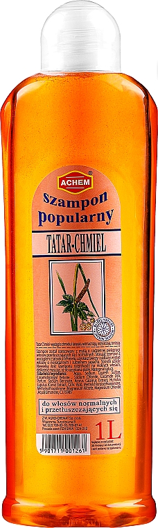 Шампунь для волосся "Татарське зілля та хміль" - Achem Popular Tatar and Hops Shampoo — фото N2