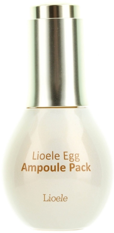 Яєчна підтягуюча маска-сиворотка для додання тонусу шкірі - Lioele Egg Ampoule Pack