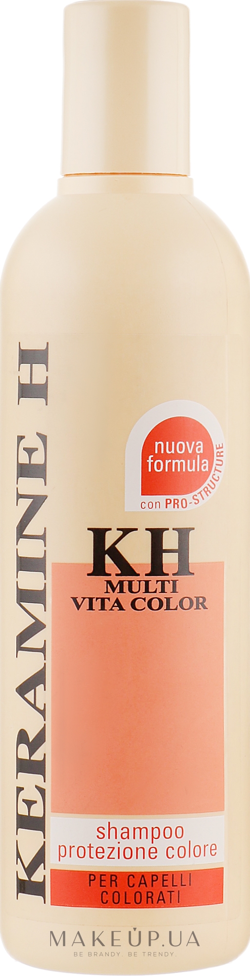 Шампунь для окрашенных волос "Мультивитаколор" - Keramine H Shampoo Ristrutturante Multi Vita Color — фото 300ml