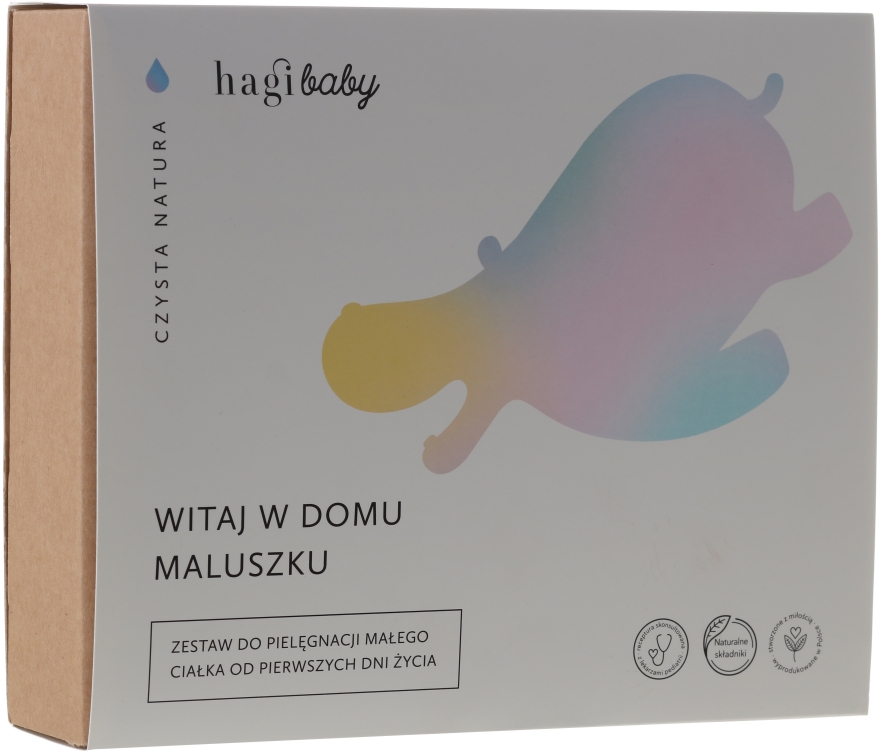 Набір - Hagi Baby (oil/150ml + cr/50ml + soap/100g + gel/shm/250ml + b/cr/50ml) — фото N1