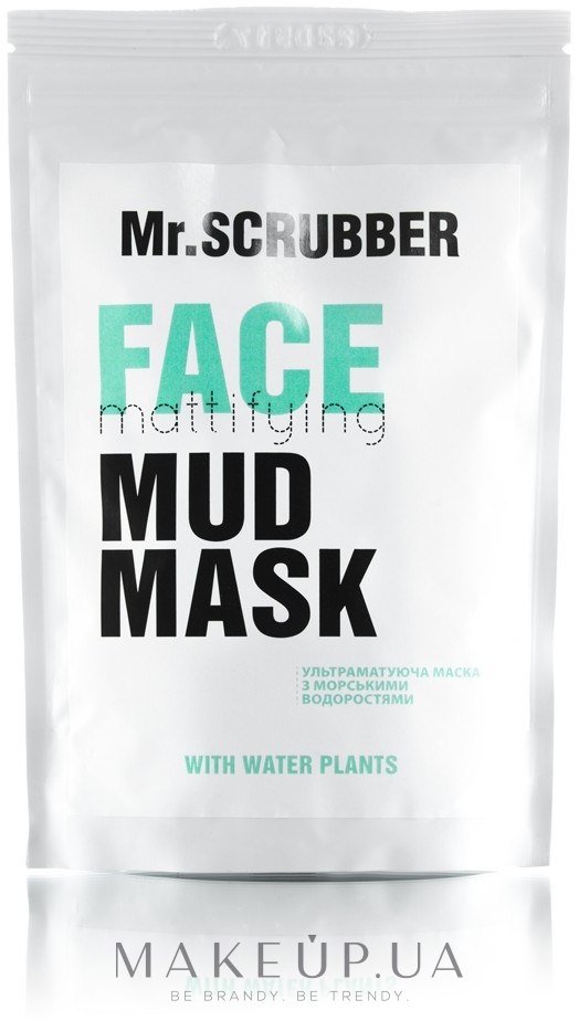 Матуюча маска для обличчя - Mr.Scrubber Mud Face Mask Mattifying — фото 150g