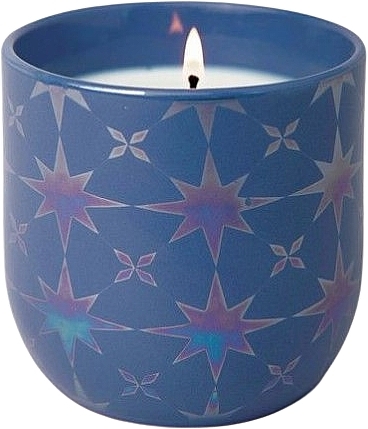 Ароматическая свеча "Сапфировые воды" - Paddywax Lustre Ceramic Candle Matte Blue Stars Sapphire Waters — фото N1