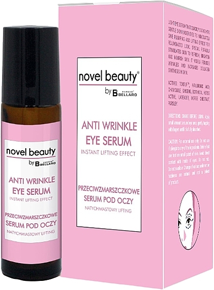 Сироватка для очей проти зморщок - Fergio Bellaro Novel Beauty Anti Wrinkle Eye Serum — фото N1