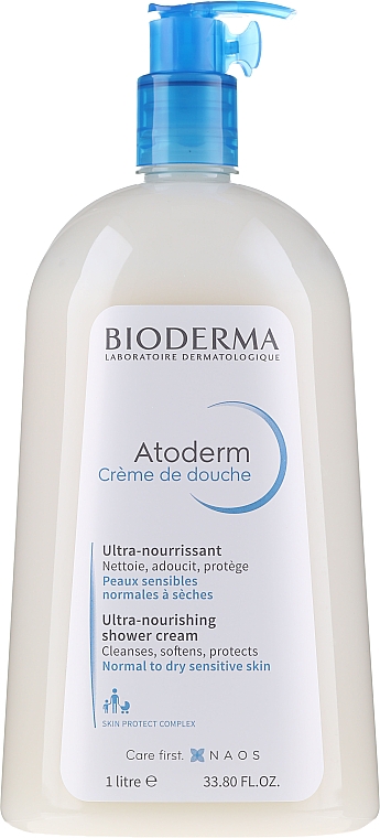 Очищуючий крем - Bioderma Atoderm Ultra-Nourishing Shower Cream — фото N7