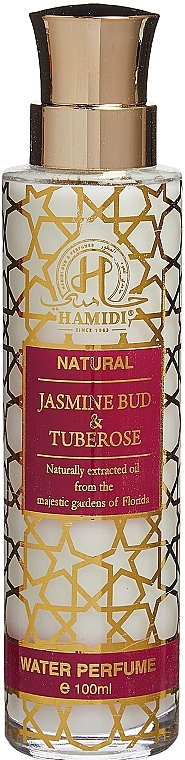 Hamidi Natural Jasmine Bud & Tuberose Water Perfume - Парфуми