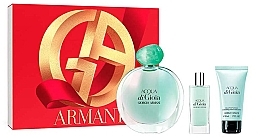 Парфумерія, косметика Giorgio Armani Acqua di Gioia - Набір (edp/100ml + b/lot/75ml + edp/mini/15ml)