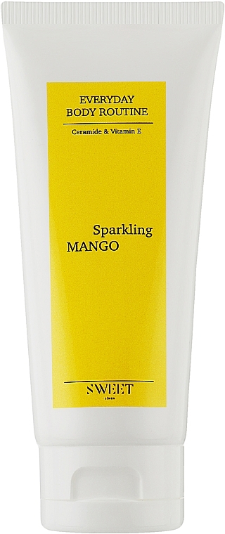 Крем для тела с церамидами "Sparkling Mango" - Sweet Lemon — фото N1