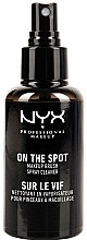 Парфумерія, косметика Спрей для очищення пензлів - NYX Professional Makeup On The Spot Makeup Brush Spray Cleaner