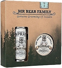 Парфумерія, косметика Набір - Mr. Bear Family Hair Kit (h/glay/100 ml + spray/200 ml)